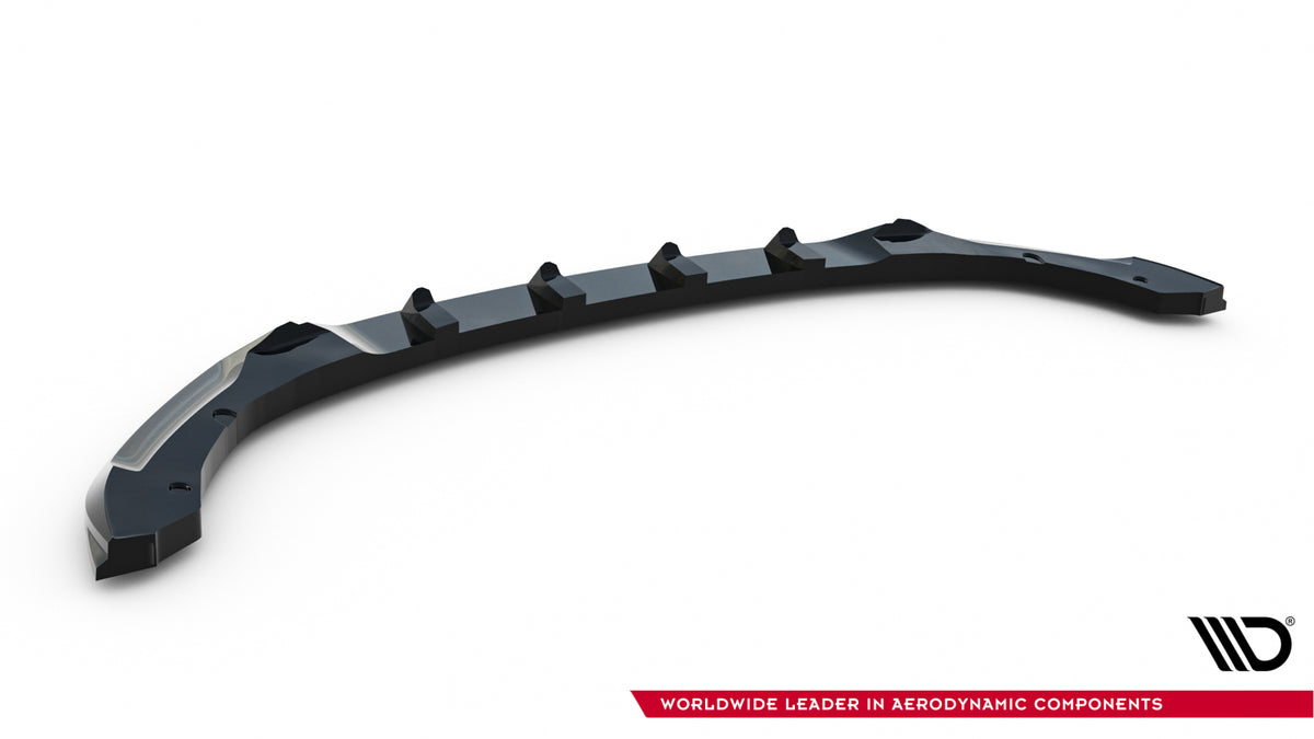 Street+ Spoilerlippe Front Ansatz passend für Renault Megane E-Tech Electric Mk1 schwarz Hochglanz – Ansicht 7