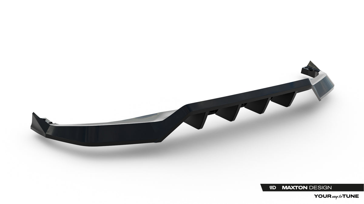 Street+ Mittlerer Diffusor RACE passend für Toyota C-HR Mk2 schwarz Hochglanz – Ansicht 5