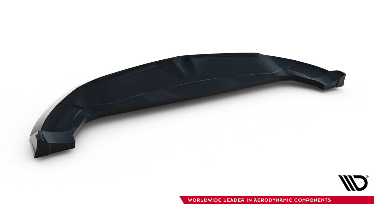 Street+ Spoilerlippe Front Ansatz V.3 passend für Alfa Romeo Stelvio Mk1 schwarz Hochglanz – Ansicht 5