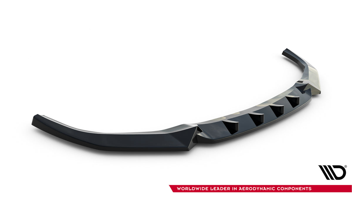 Street+ Spoilerlippe Front Ansatz passend für BMW X1 M-Paket F48 Facelift schwarz Hochglanz – Ansicht 5
