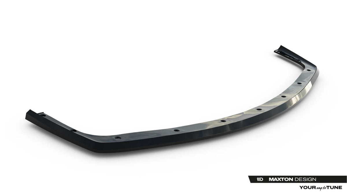 Street+ Spoilerlippe Front Ansatz V.3 passend für BMW M3 / 3 M-Paket Coupe / Cabrio E36 schwarz Hochglanz – Ansicht 5