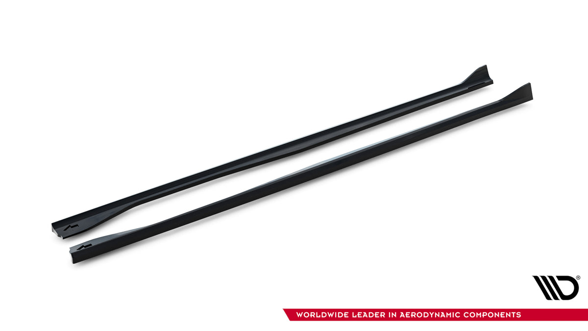 Street+ Seitenschweller Leisten passend für Mazda MX-5 Mk3 (NC) Facelift schwarz Hochglanz – Ansicht 6