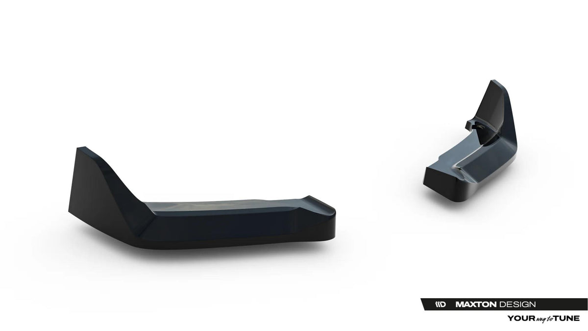 Heck Ansatz Flaps Diffusor V.2 passend für Toyota GR Yaris Mk4 Facelift schwarz Hochglanz – Ansicht 4