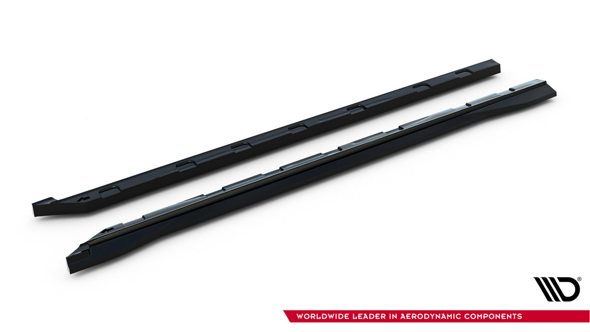 Street+ Seitenschweller Leisten passend für MG HS Mk1 Facelift schwarz Hochglanz – Ansicht 5