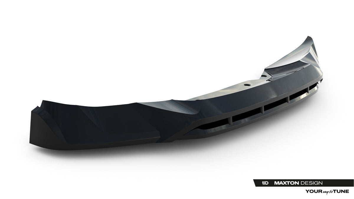 Street+ Spoilerlippe Front Ansatz passend für Land Rover Defender Mk4 schwarz Hochglanz – Ansicht 8