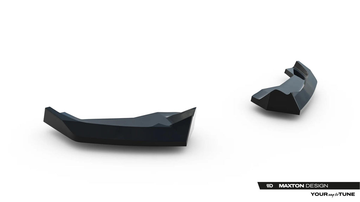 Heck Ansatz Flaps Diffusor V.3 passend für Toyota GR Yaris Mk4 Facelift schwarz Hochglanz – Ansicht 4