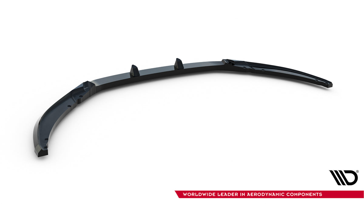 Street+ Spoilerlippe Front Ansatz V.3 passend für Ford Focus ST-Line Mk3 Facelift schwarz Hochglanz – Ansicht 6