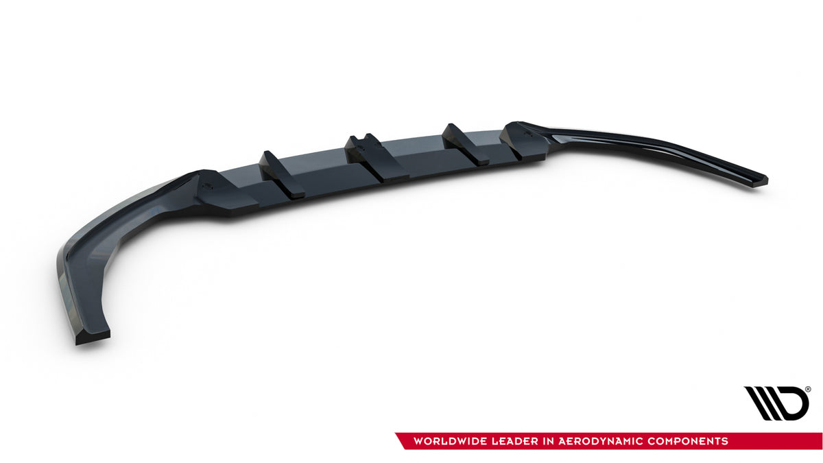 Street+ Spoilerlippe Front Ansatz V.1 passend für BMW M135i M Performance F70 schwarz Hochglanz – Ansicht 9