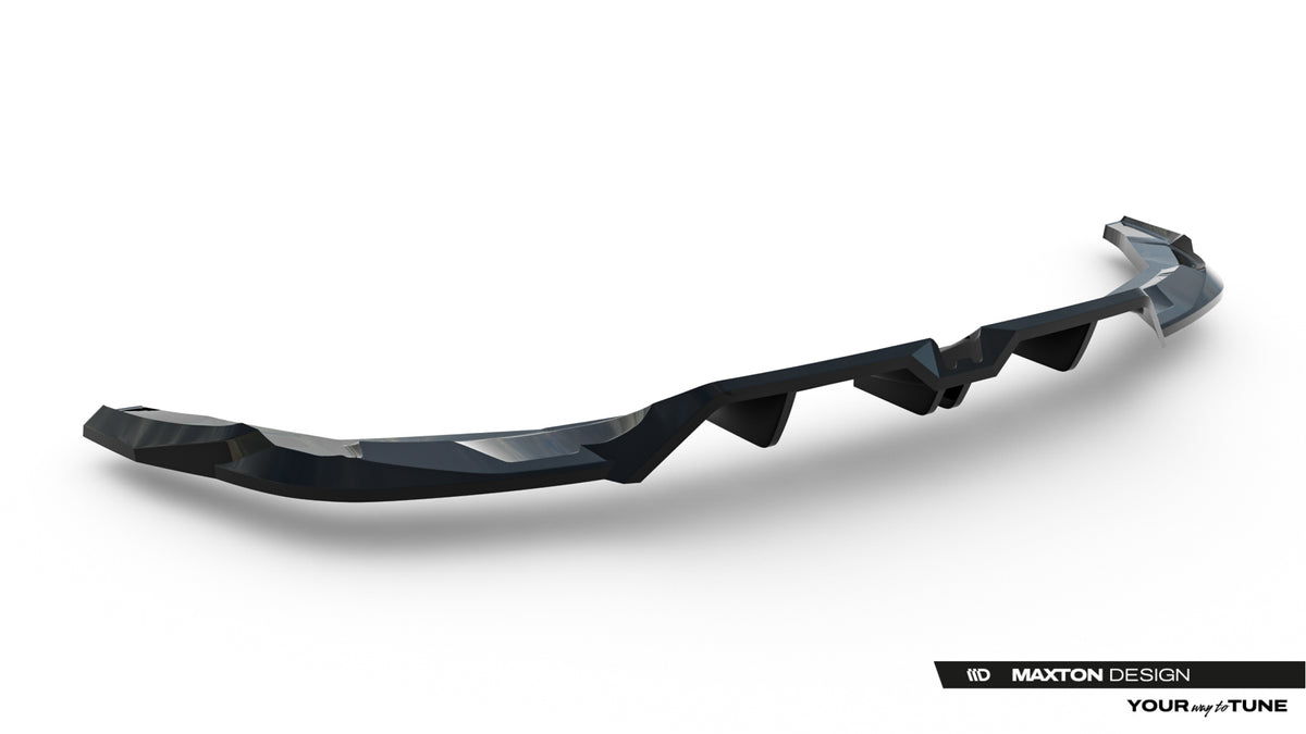 Street+ Mittlerer Diffusor RACE passend für V.3 Audi RS3 Sportback 8Y Facelift schwarz Hochglanz – Ansicht 6