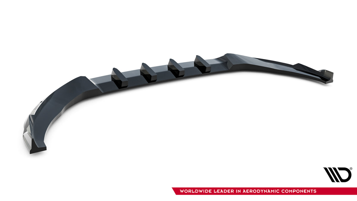 Street+ Spoilerlippe Front Ansatz V.2 passend für Audi A5 S-Line / S5 Limousine / Avant B10 schwarz Hochglanz – Ansicht 7