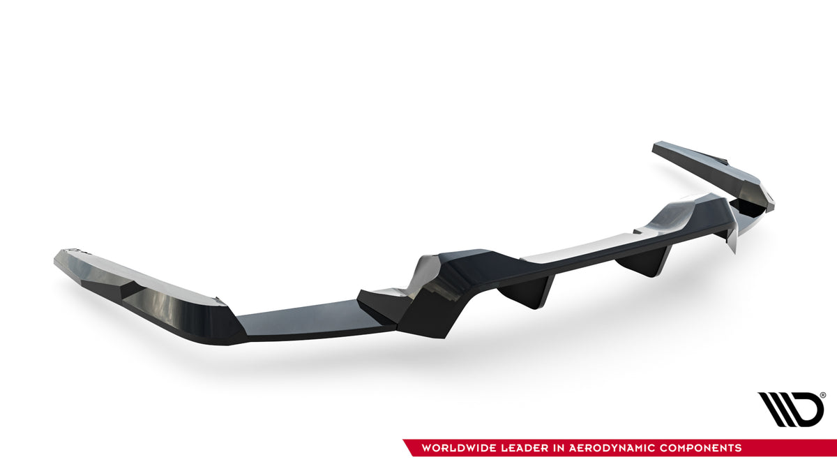 Street+ Mittlerer Diffusor RACE passend für Ford Mustang Dark Horse Mk7 schwarz Hochglanz – Ansicht 6