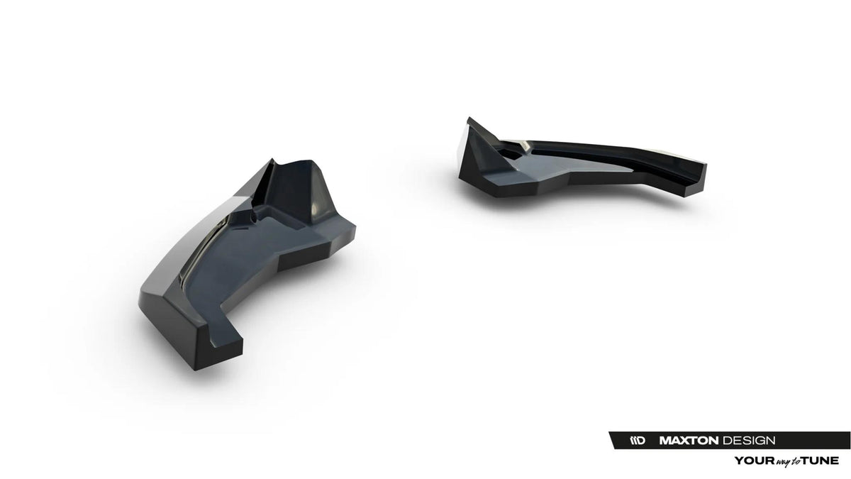 Heck Ansatz Flaps Diffusor V.3 passend für Toyota GR Yaris Mk4 Facelift schwarz Hochglanz – Ansicht 5