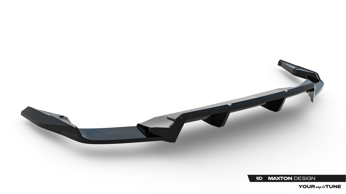 Street+ Mittlerer Diffusor RACE passend für Audi SQ7 Mk2 Facelift 2 schwarz Hochglanz – Ansicht 6