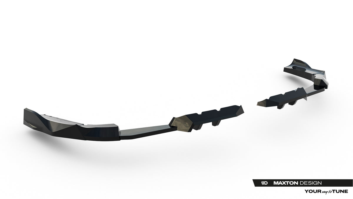 Street+ Mittlerer Diffusor RACE passend für BMW X3 M50 G45 schwarz Hochglanz – Ansicht 4