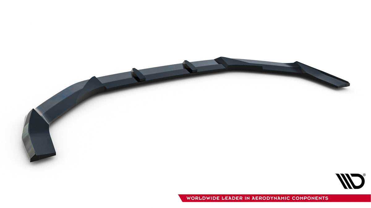 Street+ Spoilerlippe Front Ansatz V.1 passend für Audi RS3 Sportback 8Y Facelift schwarz Hochglanz – Ansicht 7