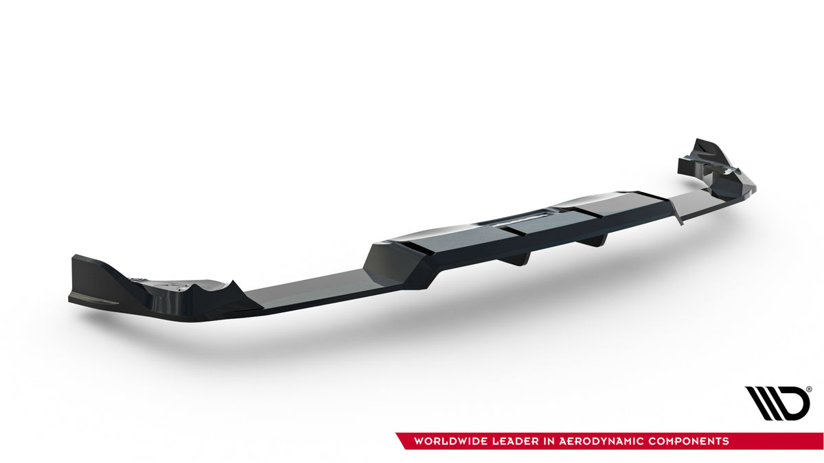 Street+ Mittlerer Diffusor RACE passend für V.1 VW Golf R Hatchback Mk8 / Mk8 Facelift schwarz Hochglanz – Ansicht 8