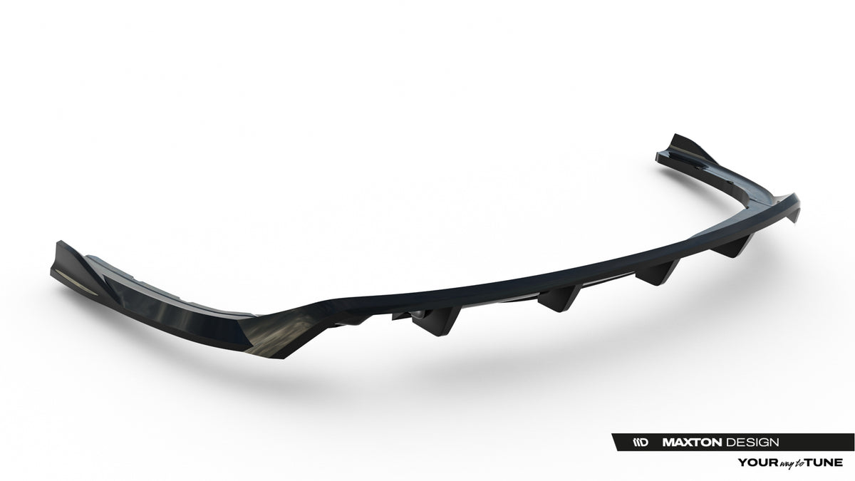 Street+ Mittlerer Diffusor RACE passend für BMW 3er Sportline Limousine / Touring F30 / F31 schwarz Hochglanz – Ansicht 6
