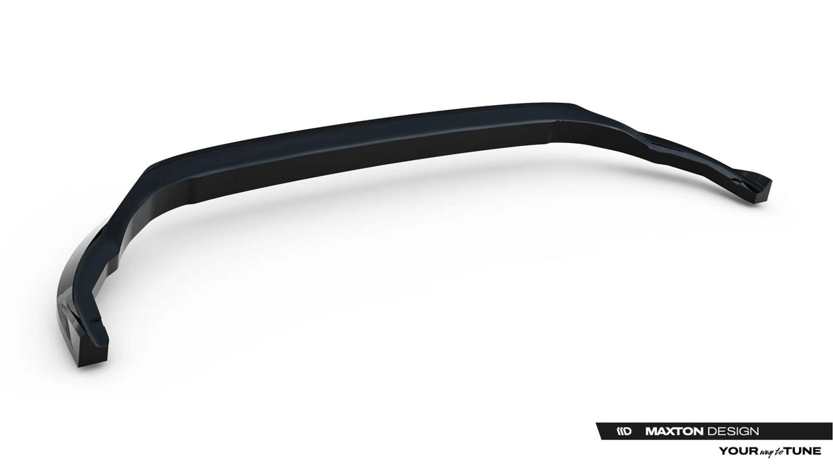 Street+ Spoilerlippe Front Ansatz V.2 passend für VW Transporter T7 schwarz Hochglanz – Ansicht 6