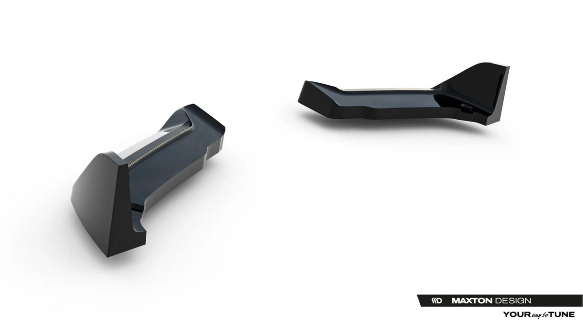 Heck Ansatz Flaps Diffusor V.2 passend für Toyota GR Yaris Mk4 Facelift schwarz Hochglanz – Ansicht 5