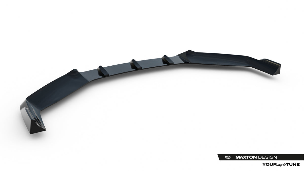 Street+ Spoilerlippe Front Ansatz V.4 passend für BMW 7 M-Paket / M760e / i7 M-Paket G70   schwarz Hochglanz – Ansicht 7