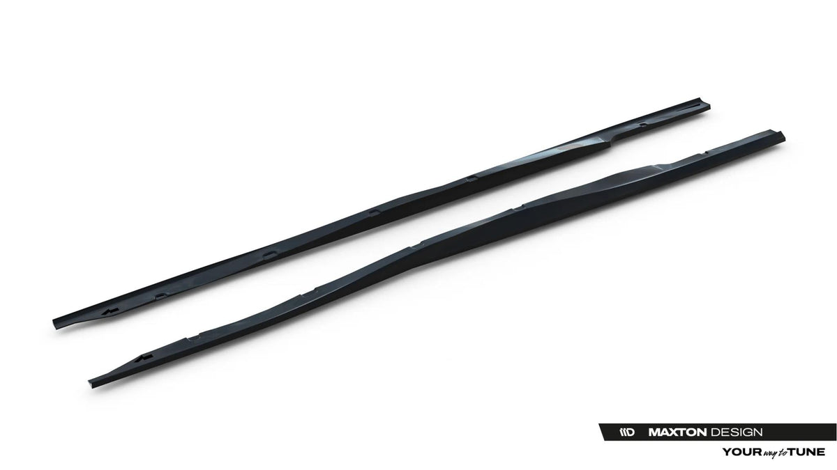 Street+ Seitenschweller Leisten passend für BMW M3 / 3 M-Paket Coupe / Cabrio E36 schwarz Hochglanz – Ansicht 5
