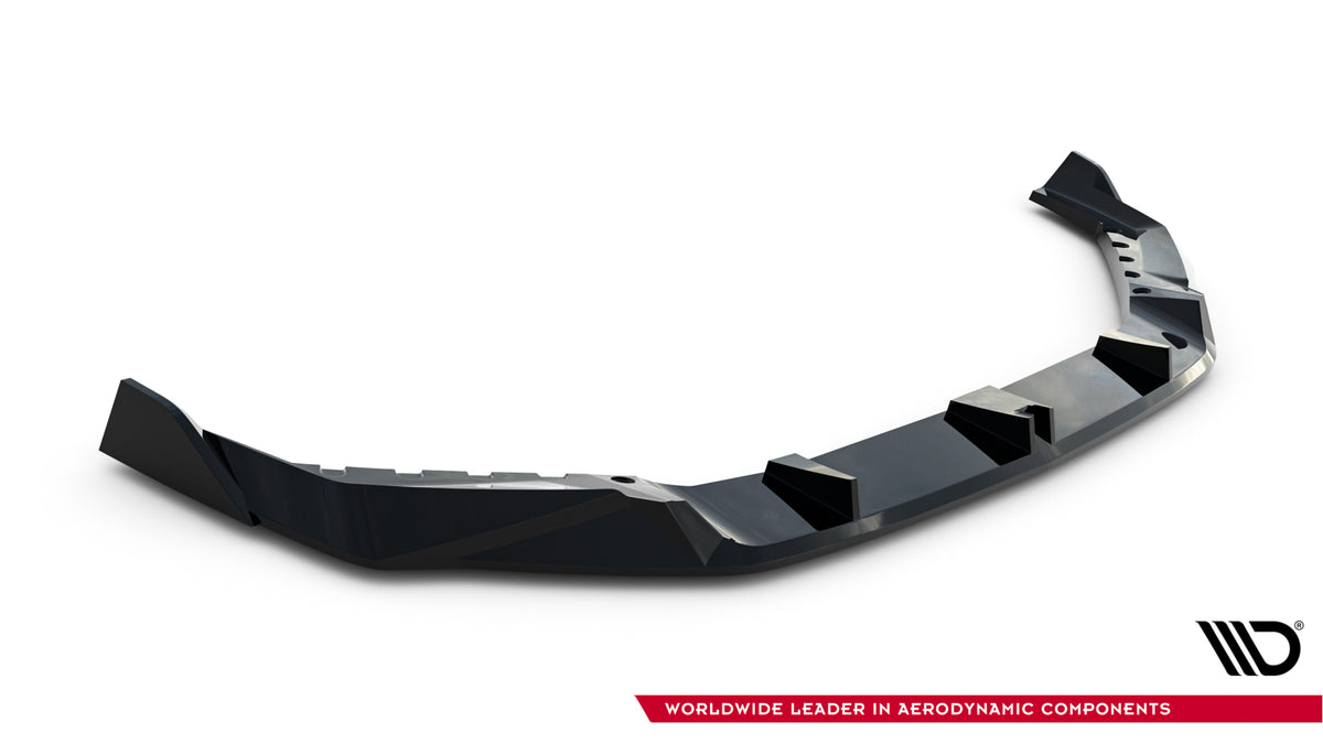 Street+ Spoilerlippe Front Ansatz V.2 passend für BMW M5 Limousine / Touring G90 schwarz Hochglanz – Ansicht 7