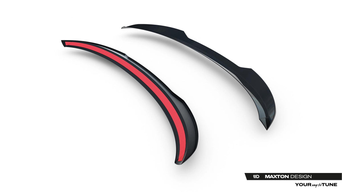 Heckspoiler Lippe Audi Q6 e-tron Standard / S-Line / SQ6 e-tron SUV Mk1 schwarz Hochglanz – Ansicht 6