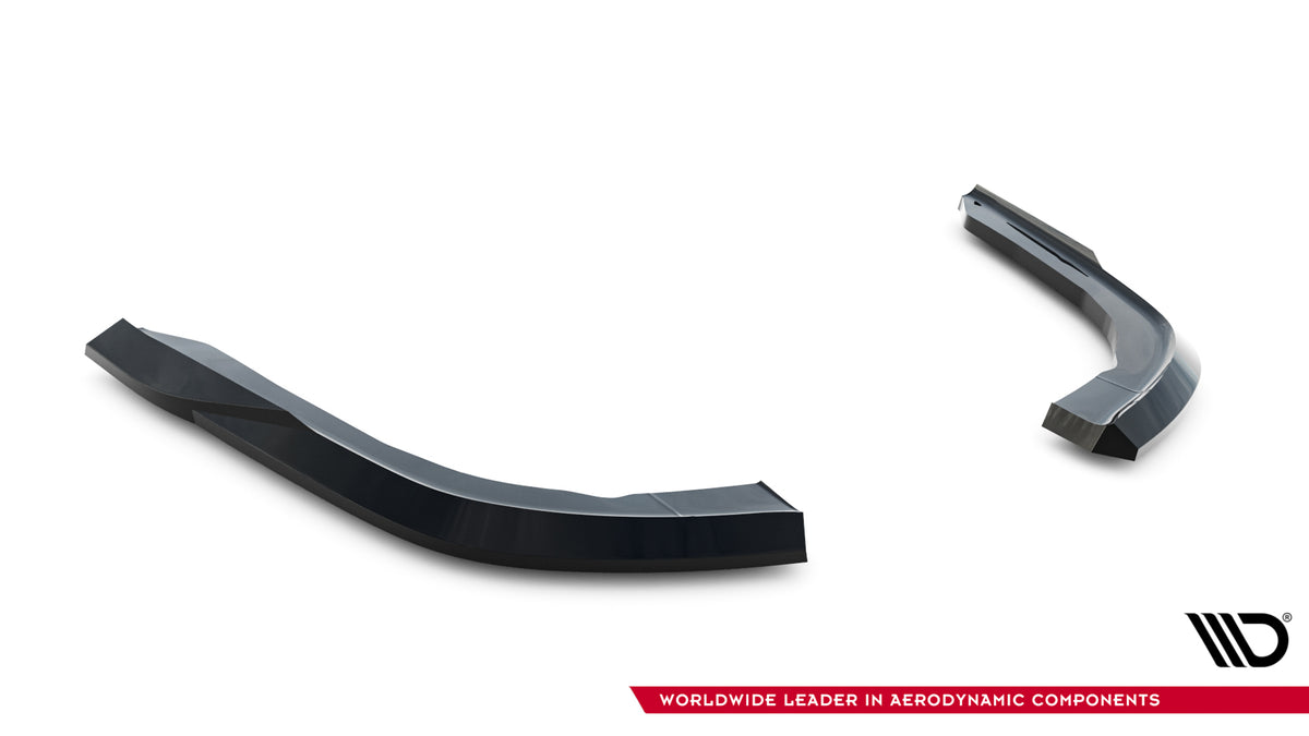 Heck Ansatz Flaps Diffusor passend für BMW 4er Cabrio / Coupe F33 / F32 schwarz Hochglanz – Ansicht 5