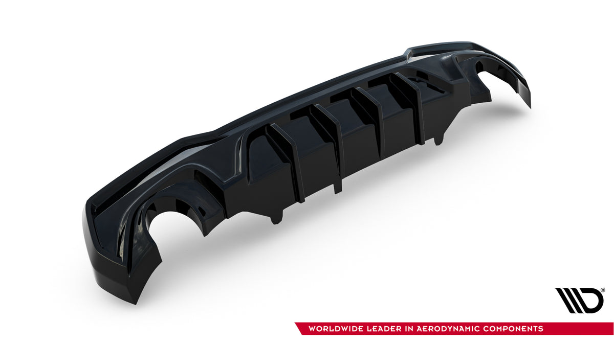 Diffusor Heck Ansatz passend für BMW 4er M-Paket G22 / G23 / G22 Facelift / G23 Facelift – Ansicht 7