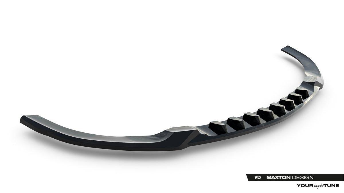Street+ Spoilerlippe Front Ansatz passend für Mercedes-AMG CLE 53 Aero C236 schwarz Hochglanz – Ansicht 8