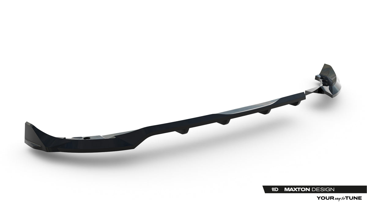 Street+ Mittlerer Diffusor RACE passend für Opel Corsa F Facelift (Mk6 Facelift) schwarz Hochglanz – Ansicht 6