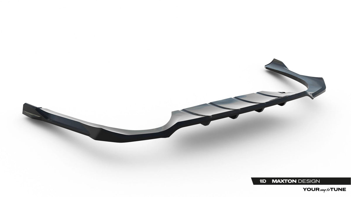Street+ Mittlerer Diffusor RACE passend für Mercedes-AMG E53 Limousine / Kombi W214 schwarz Hochglanz – Ansicht 6