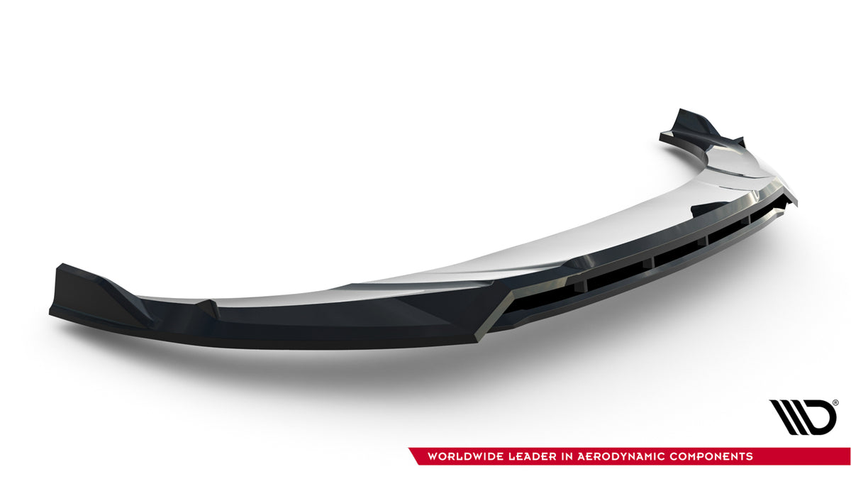 Street+ Spoilerlippe Front Ansatz passend für Audi RSQ8 Mk1 Facelift schwarz Hochglanz – Ansicht 5