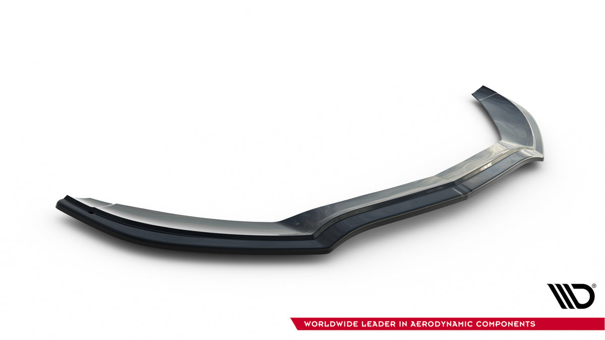 Street+ Spoilerlippe Front Ansatz V.1 passend für Mercedes- Benz C Coupe AMG-Line C205  schwarz Hochglanz – Ansicht 5