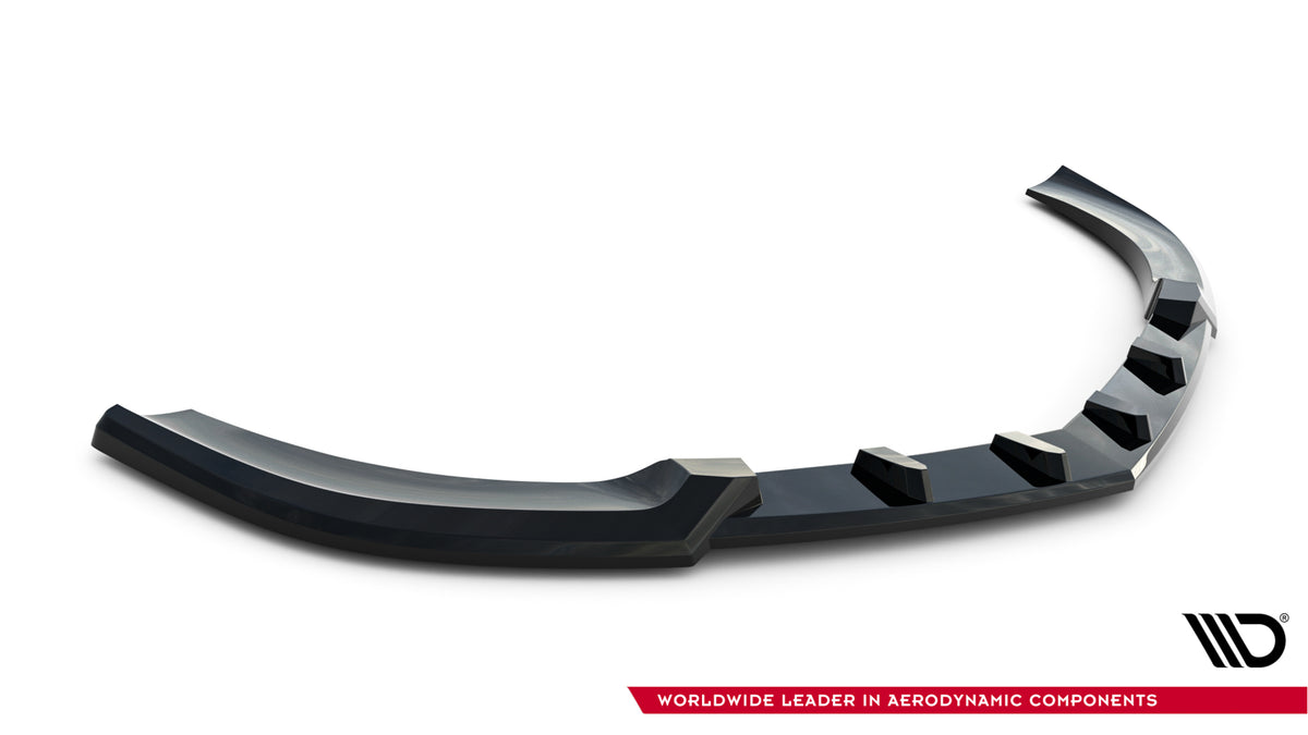 Street+ Spoilerlippe Front Ansatz V.1 passend für Mercedes-Benz SL 63 AMG R231 schwarz Hochglanz – Ansicht 7