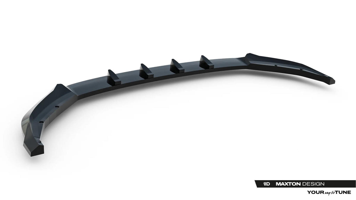 Street+ Spoilerlippe Front Ansatz passend für Skoda Kodiaq RS Mk2 schwarz Hochglanz – Ansicht 7