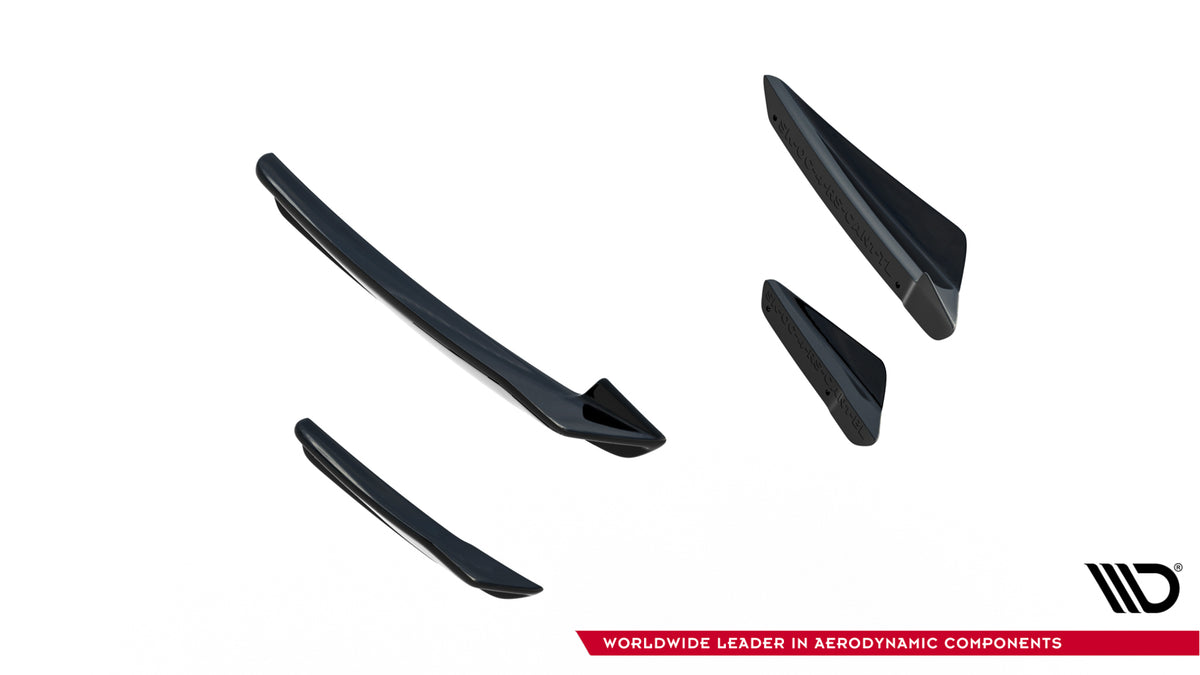 Stoßstangen Flaps Wings vorne Canards passend für Skoda Octavia RS Mk4 – Ansicht 6