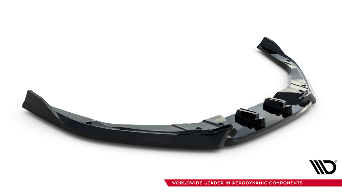 Street+ Spoilerlippe Front Ansatz passend für V.3 Porsche 718 Cayman GTS 982c / 718 Boxster GTS 982  schwarz Hochglanz – Ansicht 5