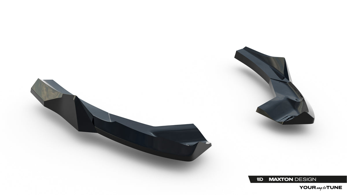 Heck Ansatz Flaps Diffusor V.3 passend für Audi RS3 Sportback 8Y Facelift schwarz Hochglanz – Ansicht 5