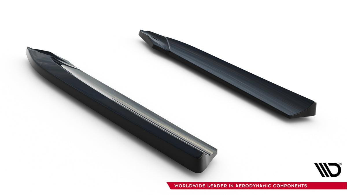Heck Ansatz Flaps Diffusor passend für Audi A7 S-Line / S7 C7 schwarz Hochglanz – Ansicht 5