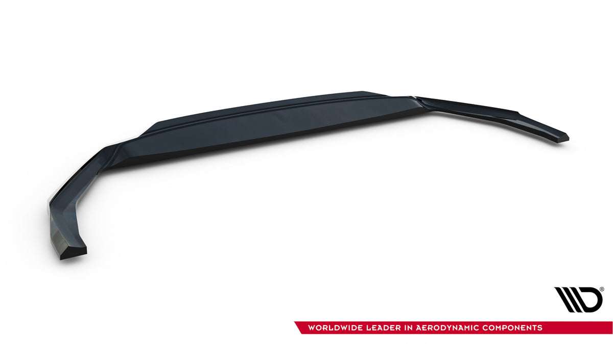 Street+ Spoilerlippe Front Ansatz V.4 passend für Skoda Octavia RS Mk4 schwarz Hochglanz – Ansicht 8