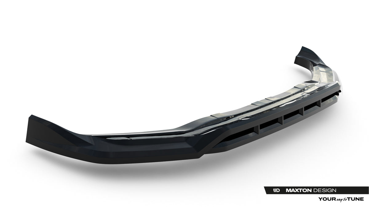 Street+ Spoilerlippe Front Ansatz passend für BMW X1 M35i U11 schwarz Hochglanz – Ansicht 7