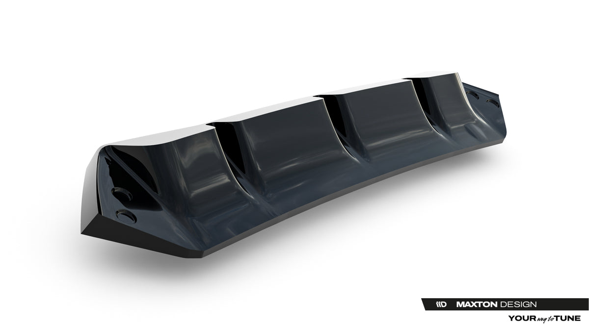 Street+ Mittlerer Diffusor RACE passend für BMW M5 F90 / F90 Facelift schwarz Hochglanz – Ansicht 4