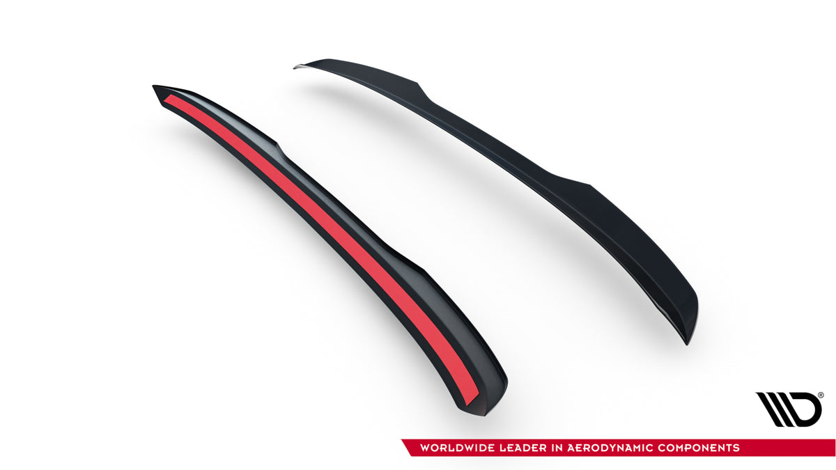 Höher Heckspoiler Lippe MG HS Mk2 schwarz Hochglanz – Ansicht 4