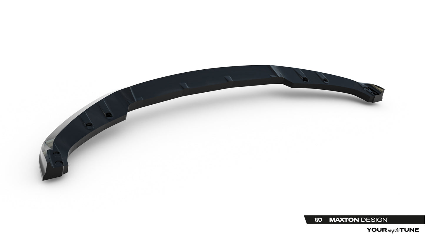 Street+ Spoilerlippe Front Ansatz passend für BMW 3er Sportline Limousine / Touring F30 / F31 schwarz Hochglanz – Ansicht 7