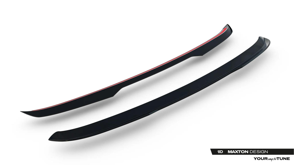 Heckspoiler Lippe Jeep Grand Cherokee L Mk5 schwarz Hochglanz – Ansicht 5