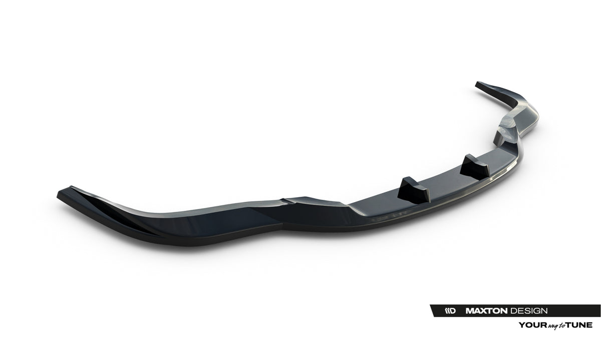Street+ Spoilerlippe Front Ansatz passend für Lexus IS F-Sport Mk2 (XE20) Facelift schwarz Hochglanz – Ansicht 7