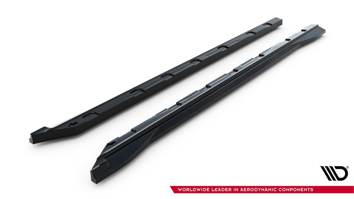 Street+ Seitenschweller Leisten passend für MG HS Mk1 Facelift schwarz Hochglanz – Ansicht 6