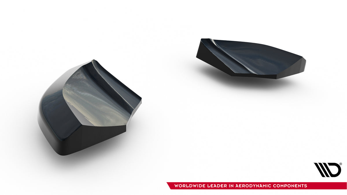 Heck Ansatz Flaps Diffusor V.2 passend für Abarth 500 Mk1 schwarz Hochglanz – Ansicht 6