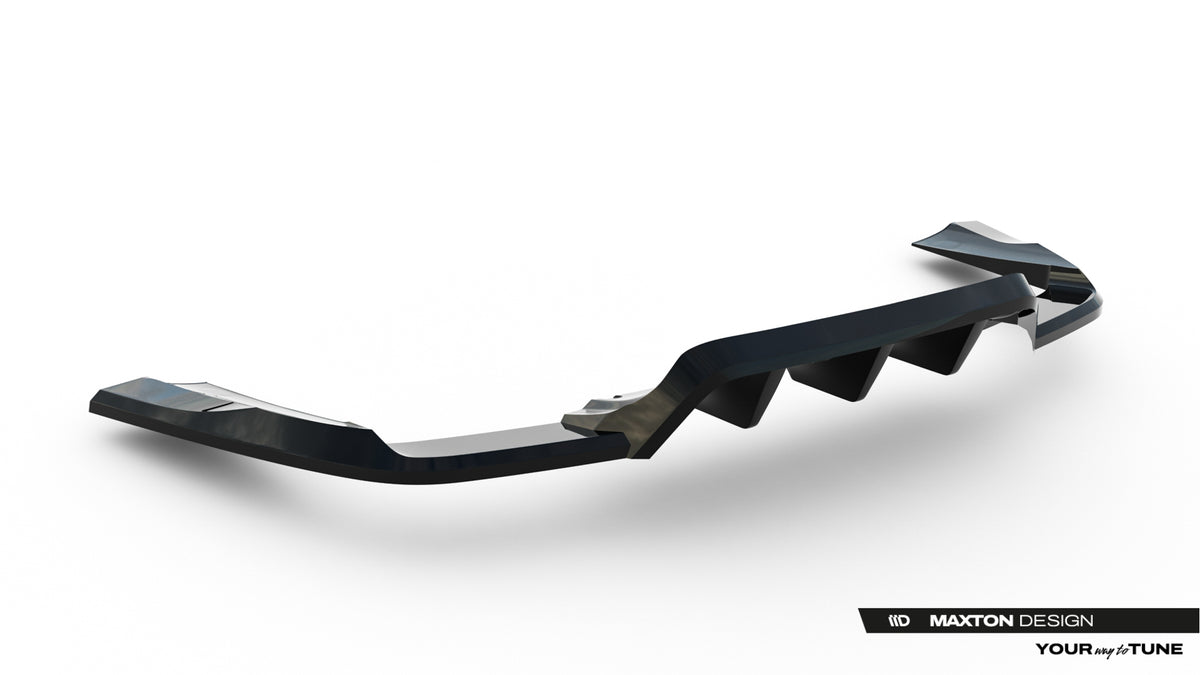 Street+ Mittlerer Diffusor RACE passend für Land Rover Range Rover Sport Mk2 Facelift schwarz Hochglanz – Ansicht 5